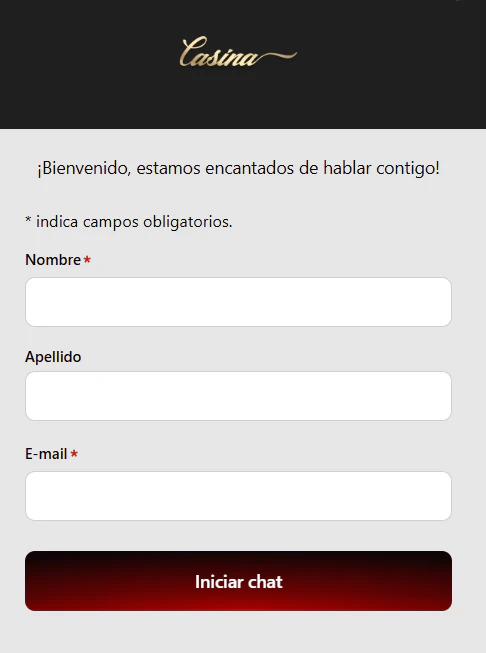 Asistencia al jugador y vías de contacto ofrecidas por Casina Casino