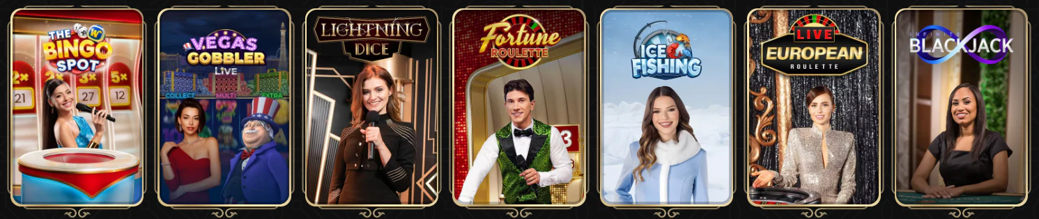 Experiencia de casino en vivo y juegos digitales dentro de Casina Casino
